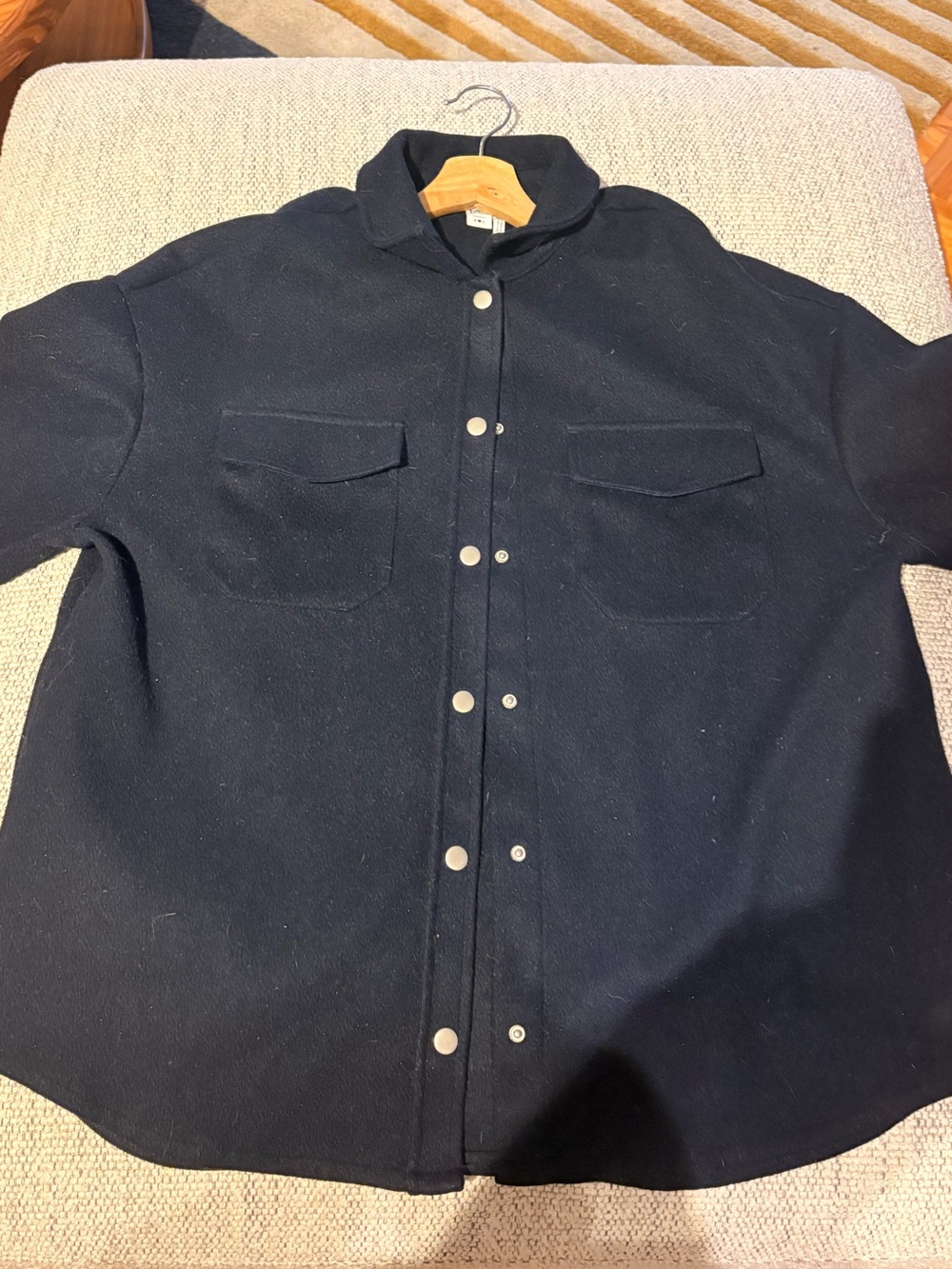 Twik Navy Felted Jacket